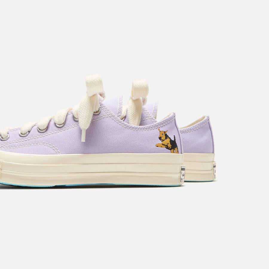 Purple / Multicolor Men Kith Converse x Golf Le Fleur Airedale Sneakers | 0926-YOLAQ