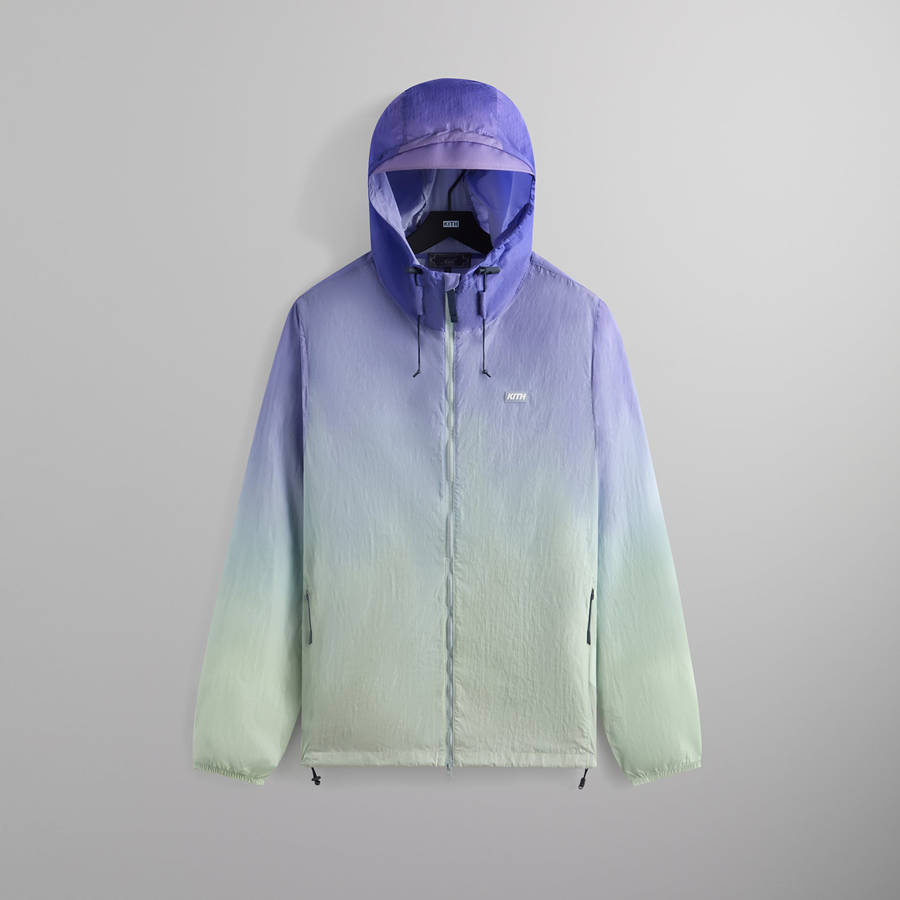 Purple / White Men Kith Damien Windbreaker Jackets | 0154-AXECH