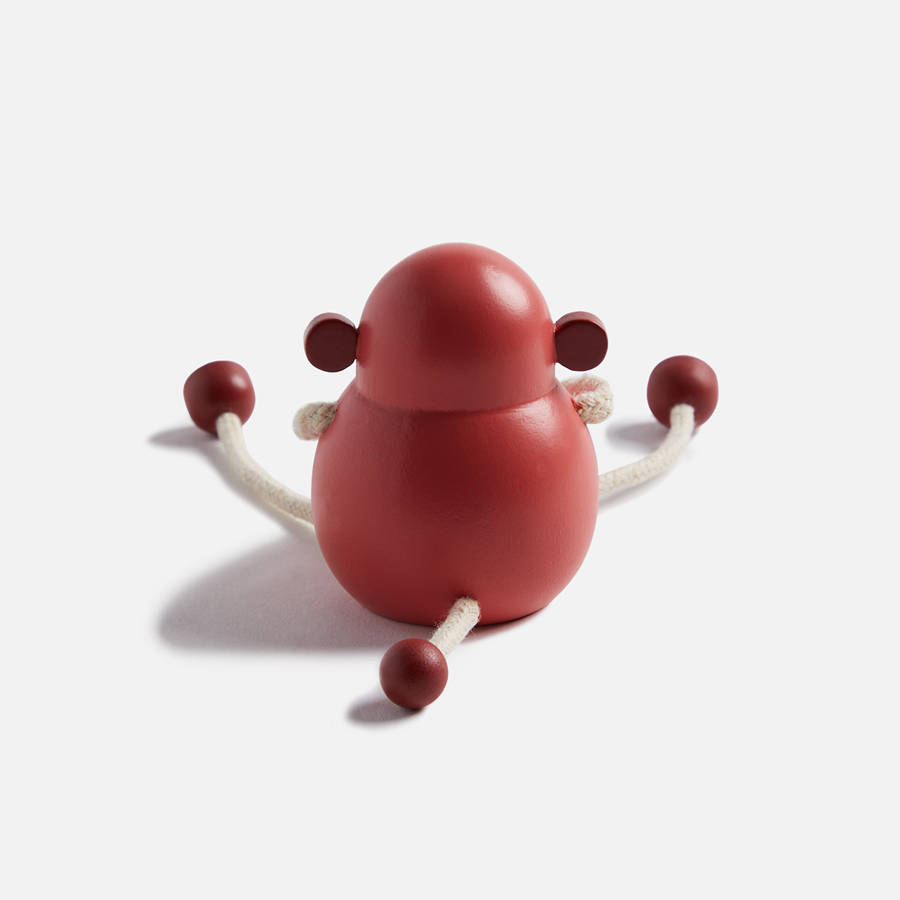 Red Kids' Kith Areaware Palimals Monkey Toys | 0426-ISDMK