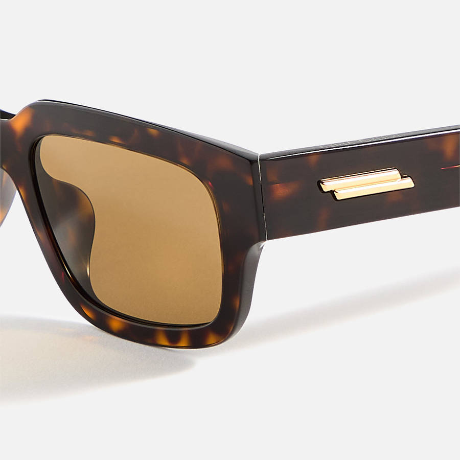 Red Men Kith Bottega Veneta Rectangular Frames Sunglasses | 5026-OJCEH