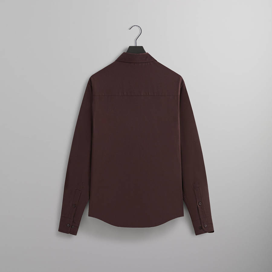 Red Men Kith Flannel Tomas Buttondown Shirts | 6073-INZRE