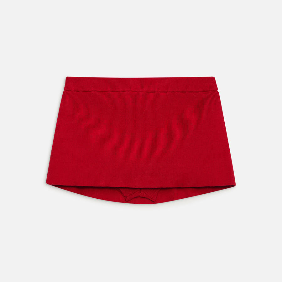 Red Women Kith Frankies Bikinis Marialla Skort Swim | 2618-MVKXP