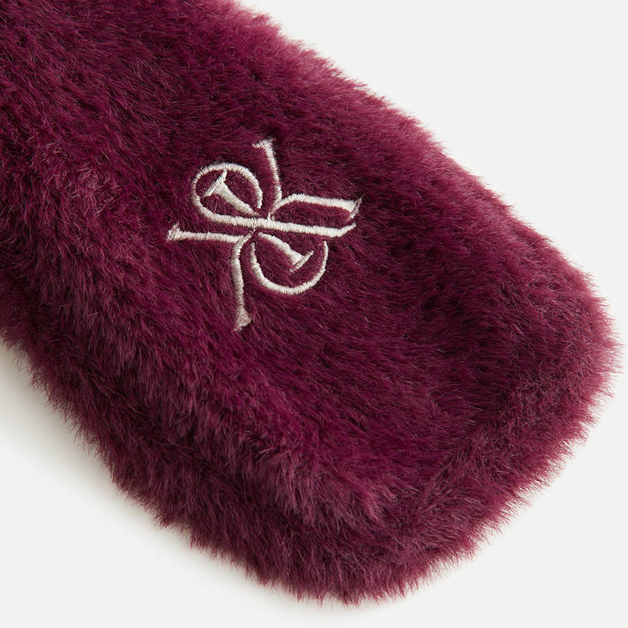 Red Women Kith Mohair Earflap Beanie Headwear | 3572-HUQNG