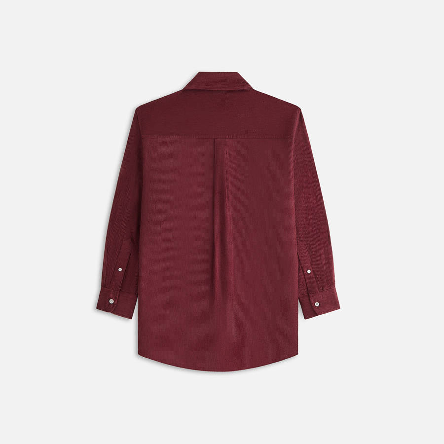 Red Women Kith Ora II Cord Shirts | 9016-PWQCX