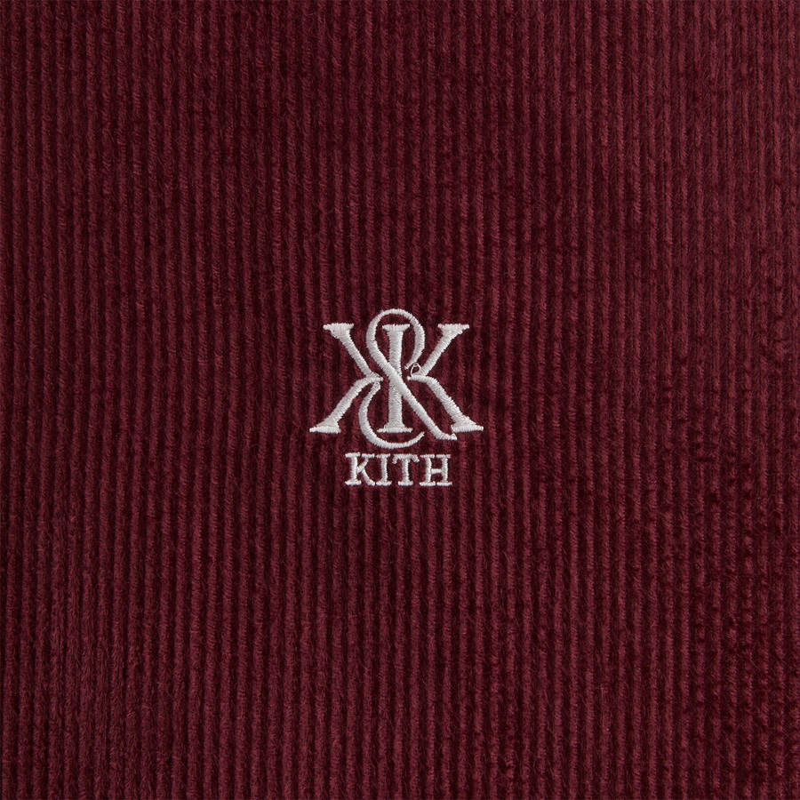 Red Women Kith Ora II Cord Shirts | 9016-PWQCX