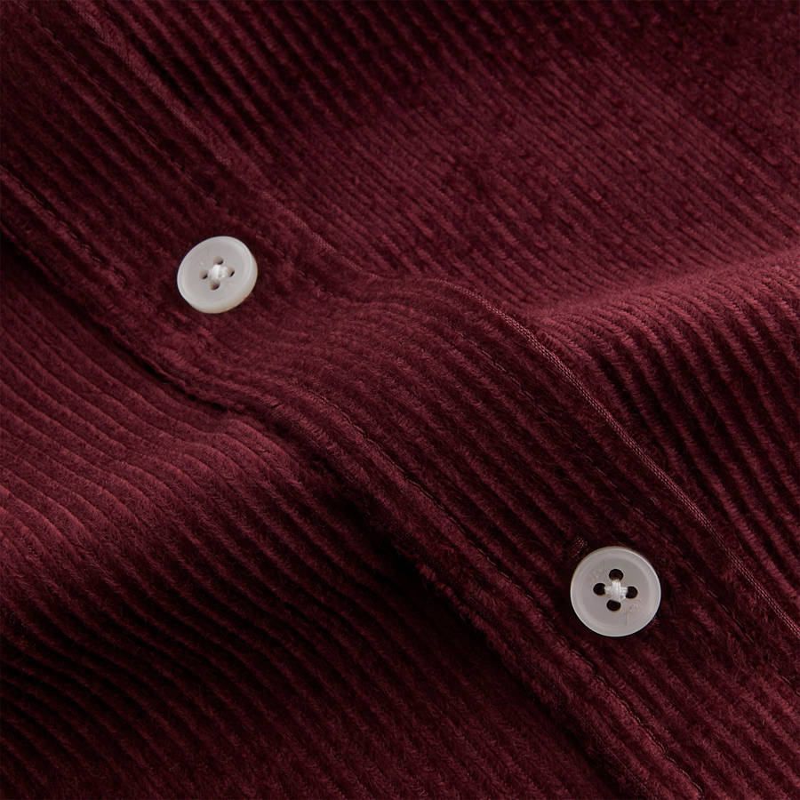 Red Women Kith Ora II Cord Shirts | 9016-PWQCX