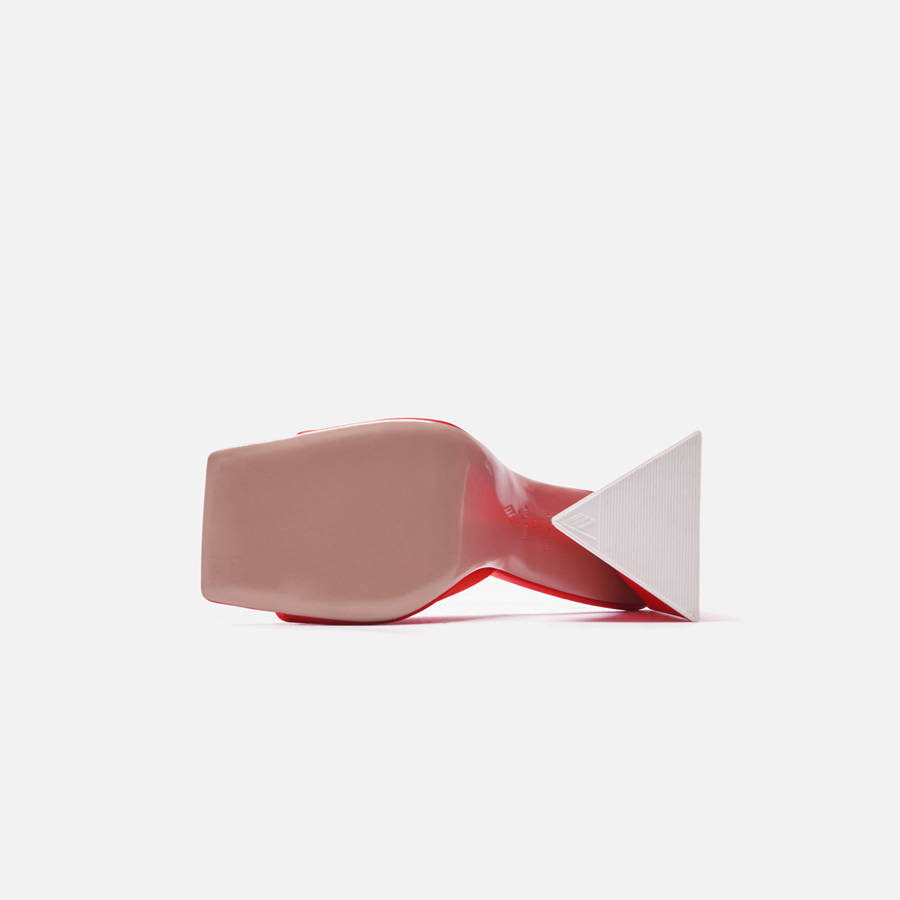 Red Women Kith The Attico for Devon Mule 115mm Heels | 6970-ITJPL