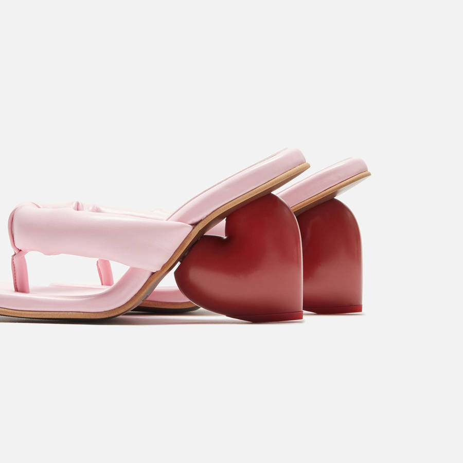 Red Women Kith Yume Yume Love Mule Heels | 0425-CNOLA