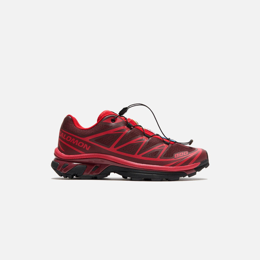 Red / Dark Red Men Kith Salomon XT-6 Sneakers | 1862-VSETX
