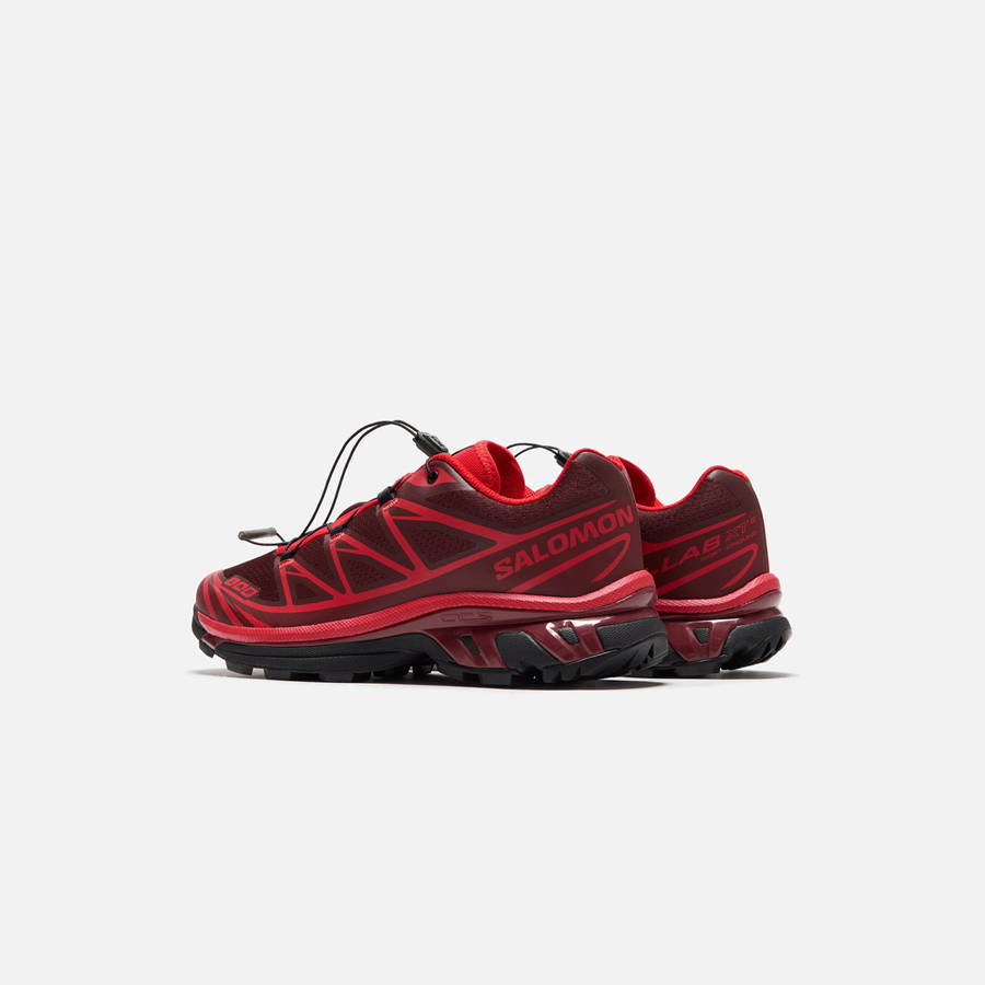 Red / Dark Red Men Kith Salomon XT-6 Sneakers | 1862-VSETX