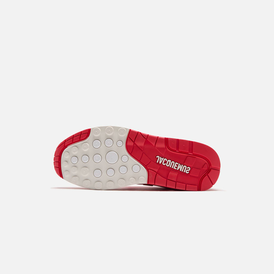 Red / Silver Women Kith Nike x Jacquemus WMNS Air Max 1 SP Sneakers | 4617-ZFAPS