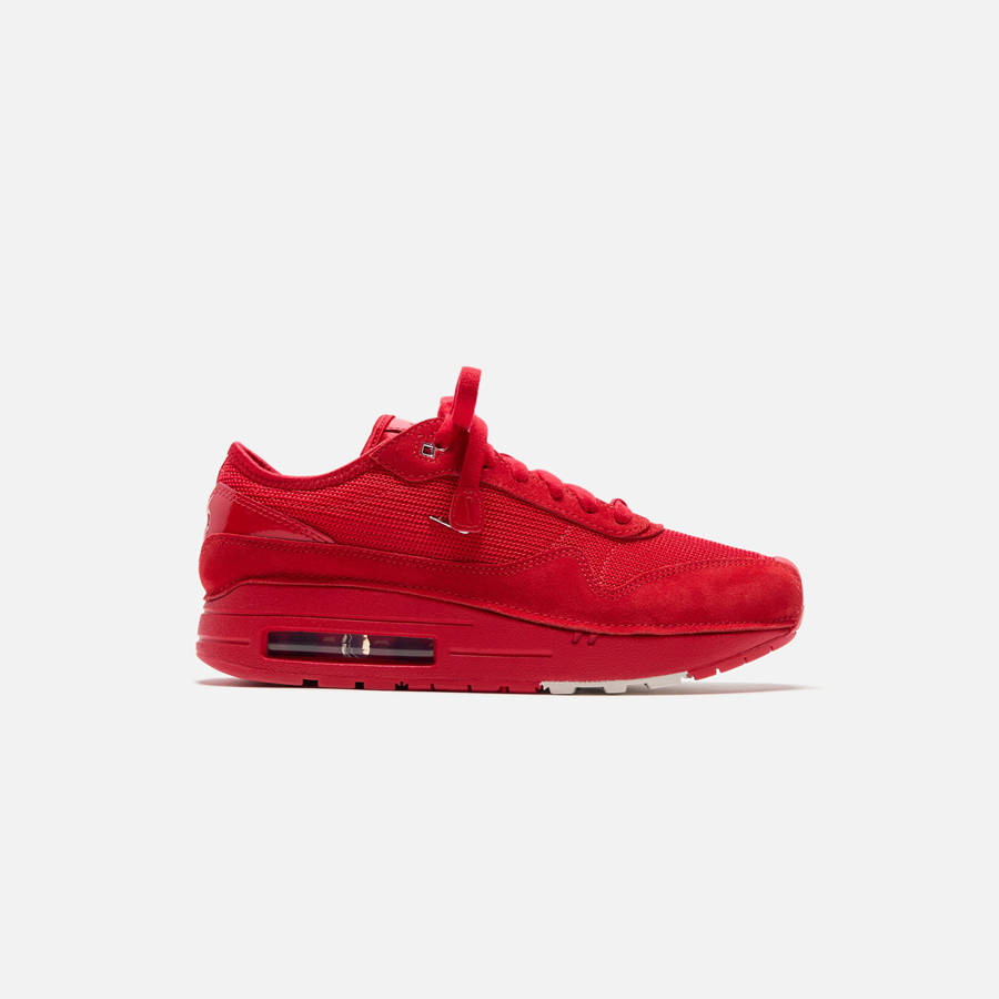 Red / Silver Women Kith Nike x Jacquemus WMNS Air Max 1 SP Sneakers | 4617-ZFAPS