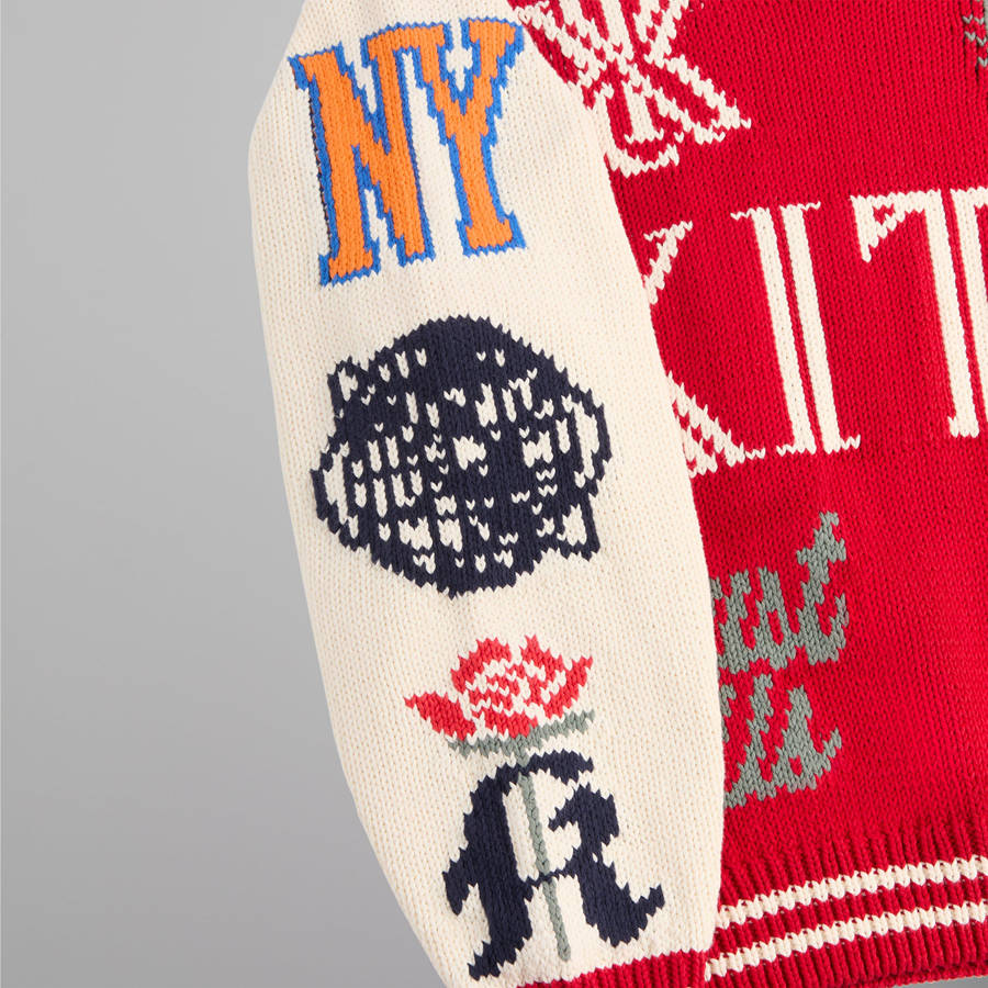 Red / White Men Kith Nelson Rugby Sweater Shirts | 3601-FKBAN