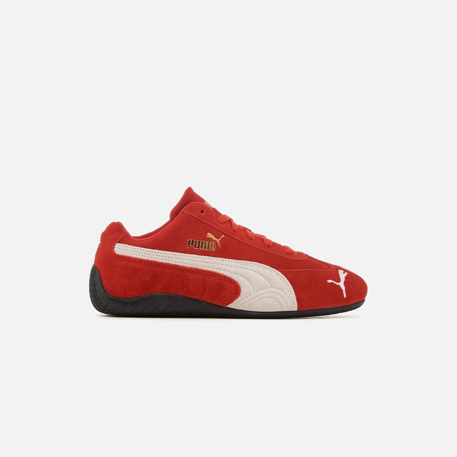 Red / White Men Kith PUMA Speedcat OG Sneakers | 6735-WYTUP
