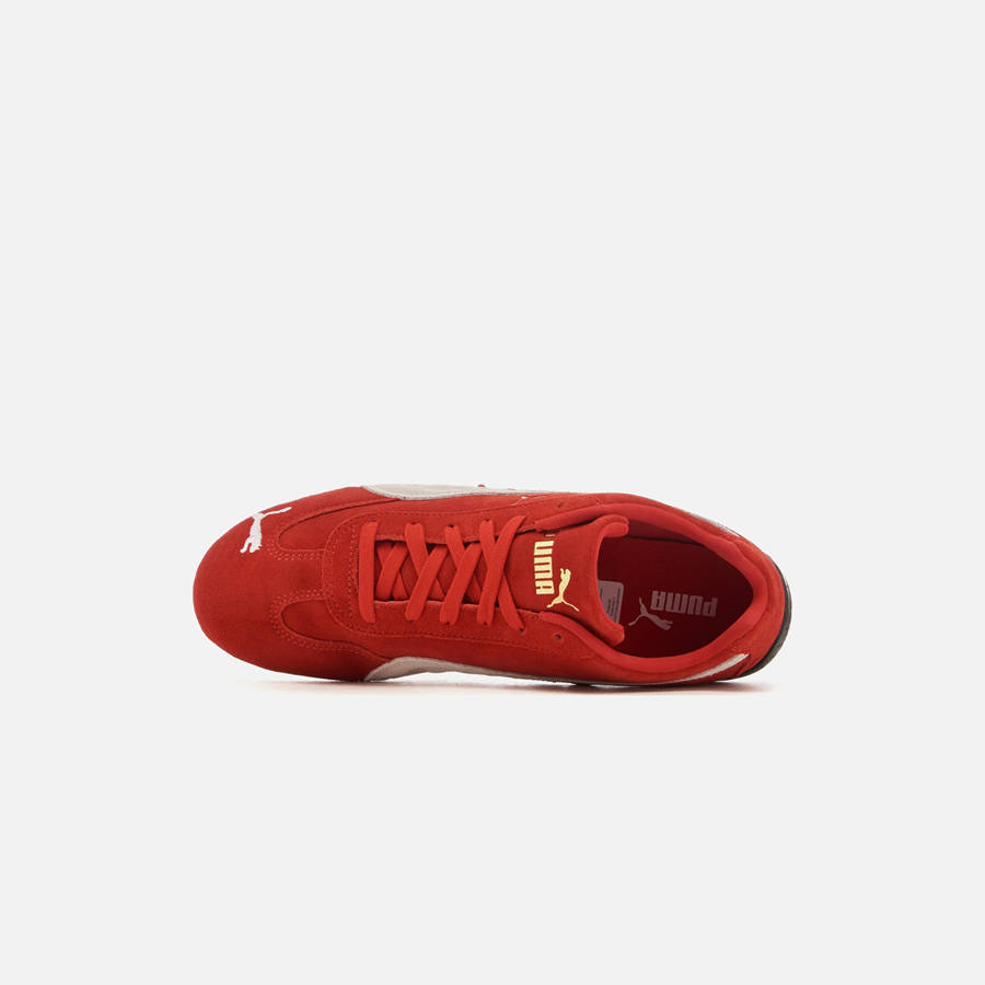 Red / White Men Kith PUMA Speedcat OG Sneakers | 6735-WYTUP