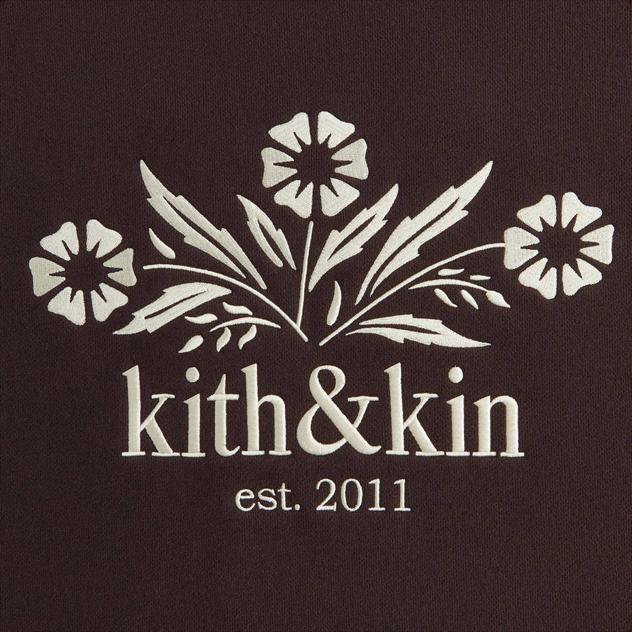 Red / White Women Kith Ashwin and Kin Bellflower Crewneck Sweaters | 2469-CBQWU