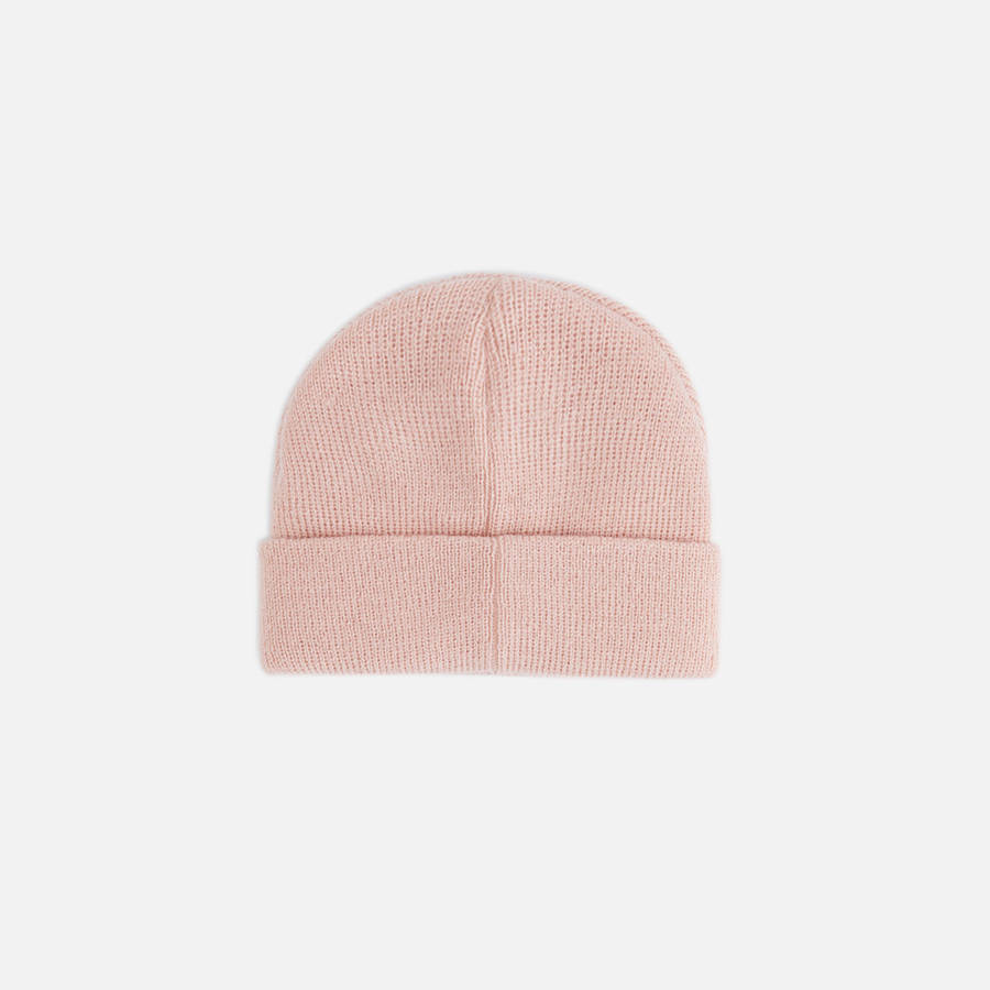 Rose Kids' Kith Baby Classic Serif Logo Beanie Headwear | 0176-ESLYZ