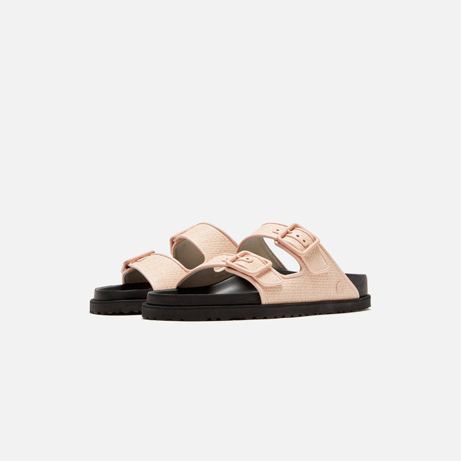Rose Women Kith Birkenstock WMNS Arizona Raffia Sandals | 2943-INTBW