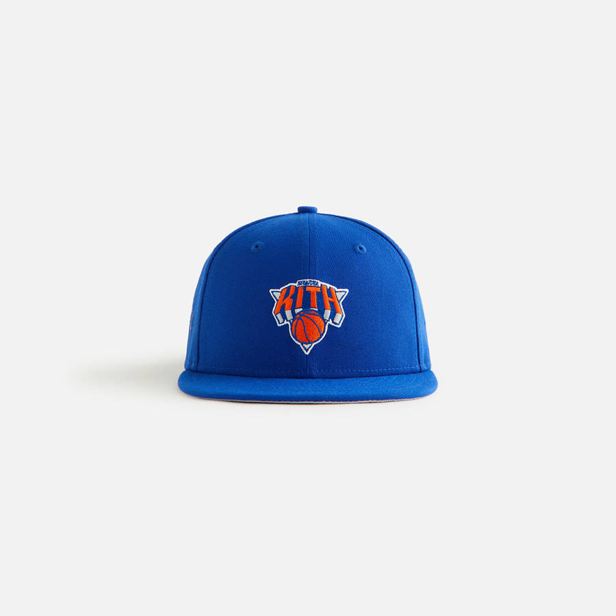 Royal Kids' Kith and New Era for the New York Knicks Superman Snapback Headwear | 1896-RIXOF