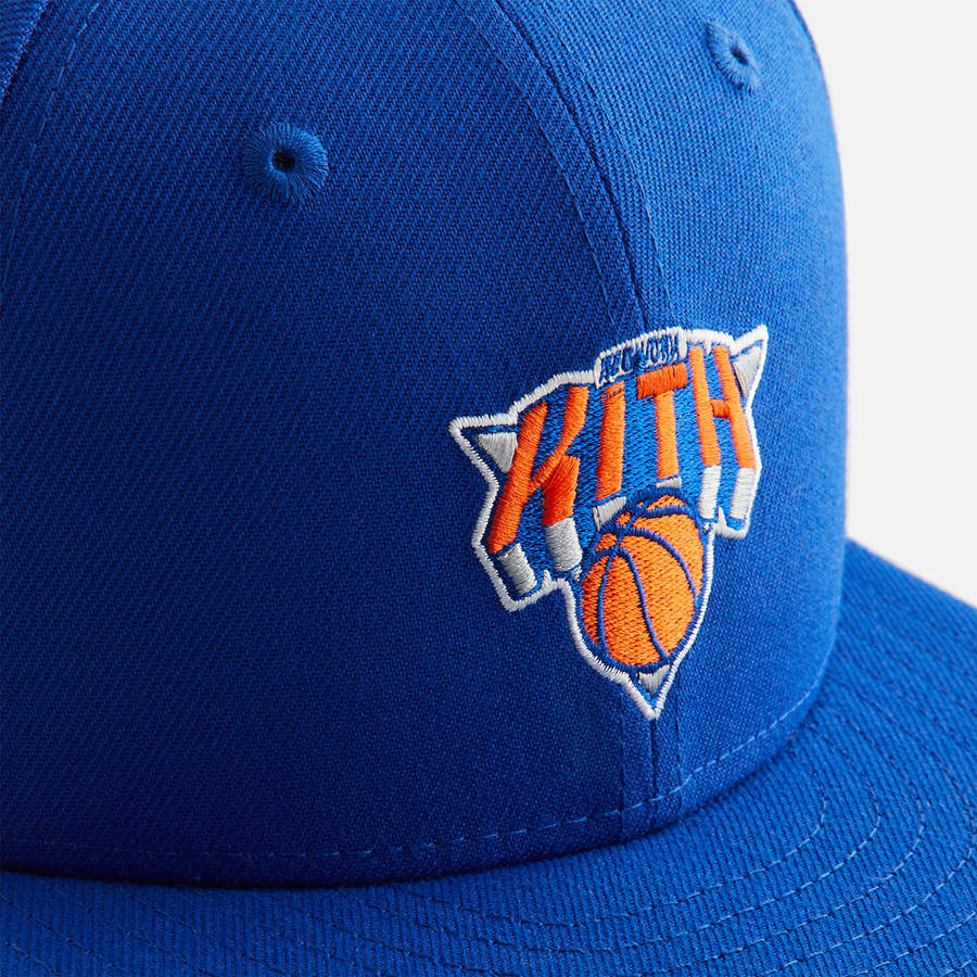 Royal Kids' Kith and New Era for the New York Knicks Superman Snapback Headwear | 1896-RIXOF