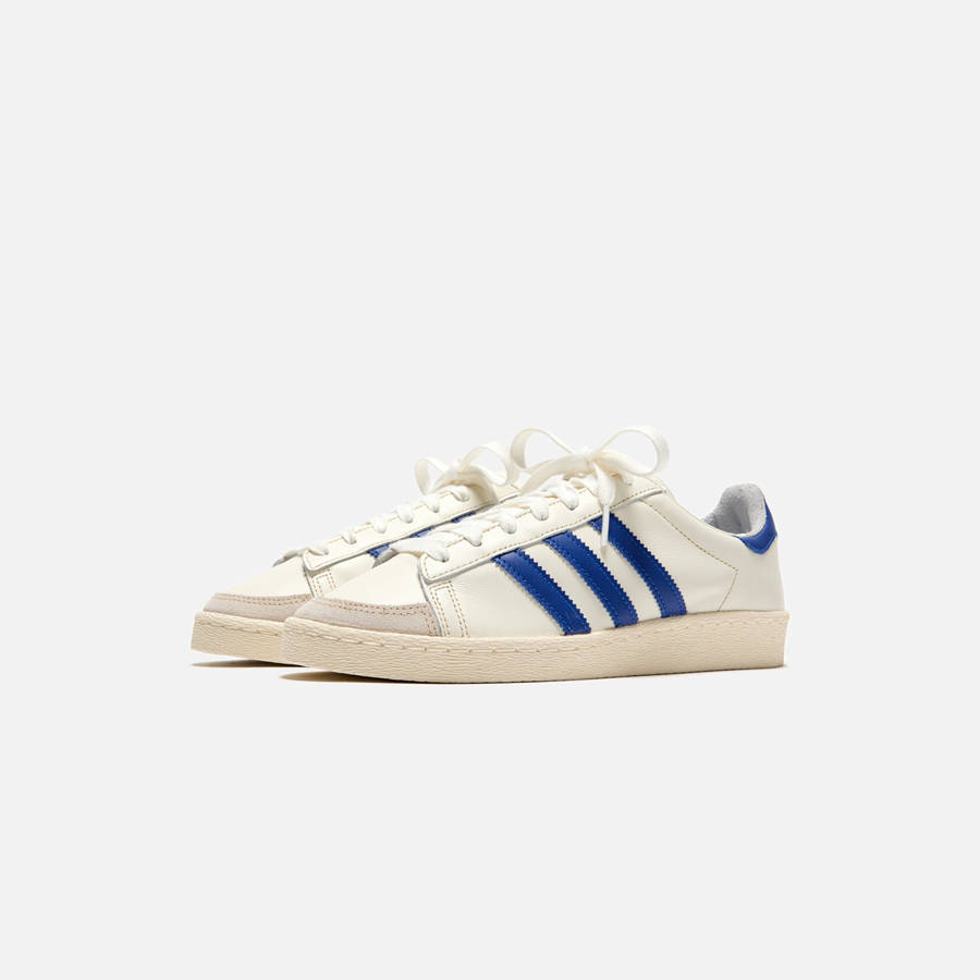 Royal / Cream White Men Kith adidas Jabbar Low Sneakers | 9340-UDPKZ