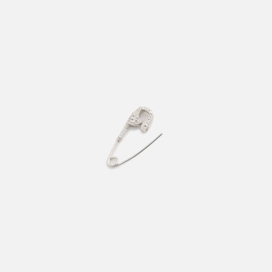 Silver Men Kith Emanuele Bicocchi Pin Earring (Small) Jewelry | 4802-UPXDJ