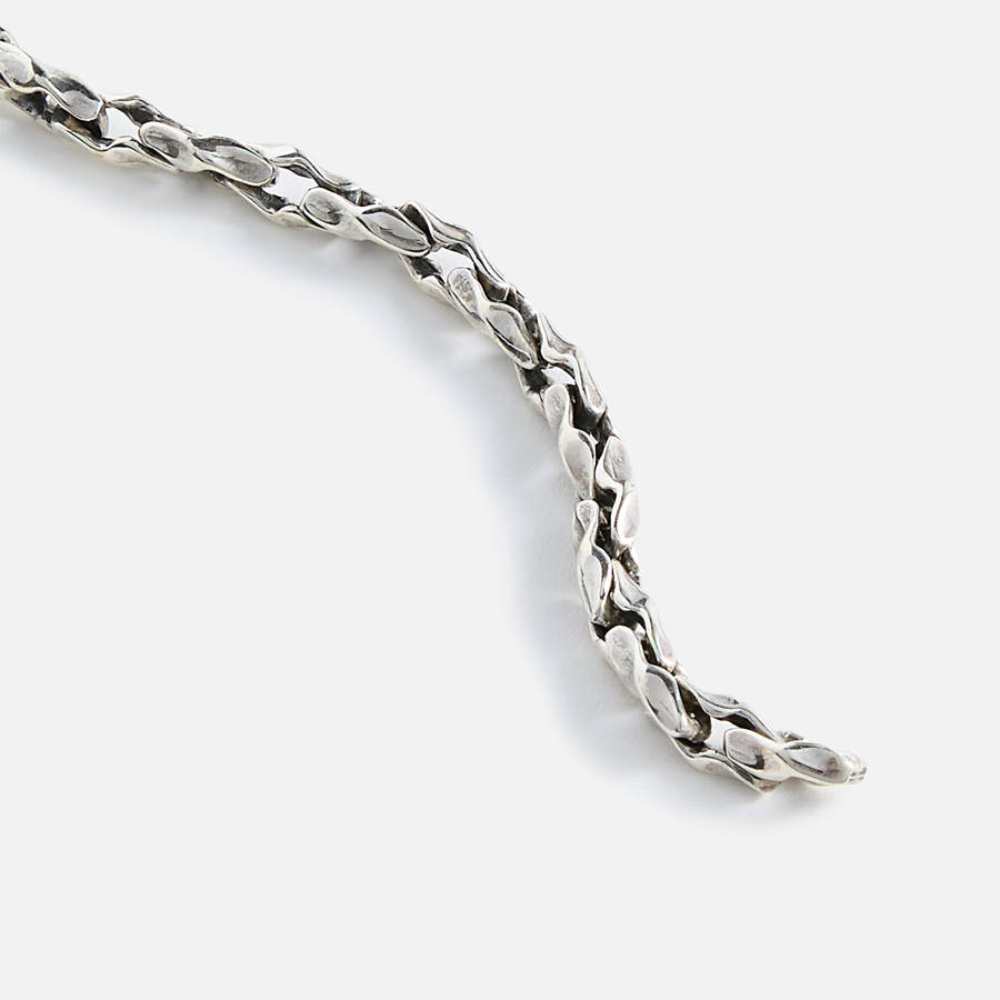 Silver Men Kith Emanuele Bicocchi Small Round Braid Bracelet Jewelry | 8201-IPNVL