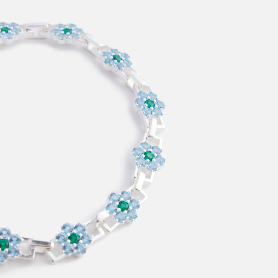 Silver Men Kith Hatton Labs Daisy Bracelet Jewelry | 1280-MEULA