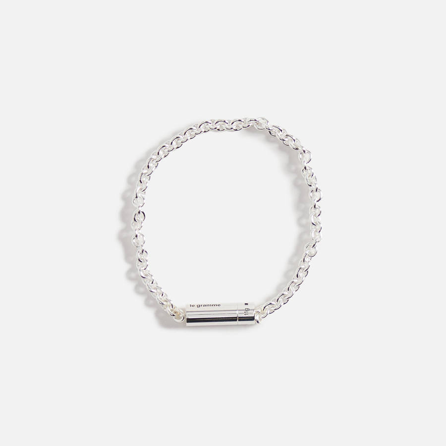 Silver Men Kith Le Gramme 11g Polished Sterling Silver Cable Bracelet Jewelry | 9827-EGCOP