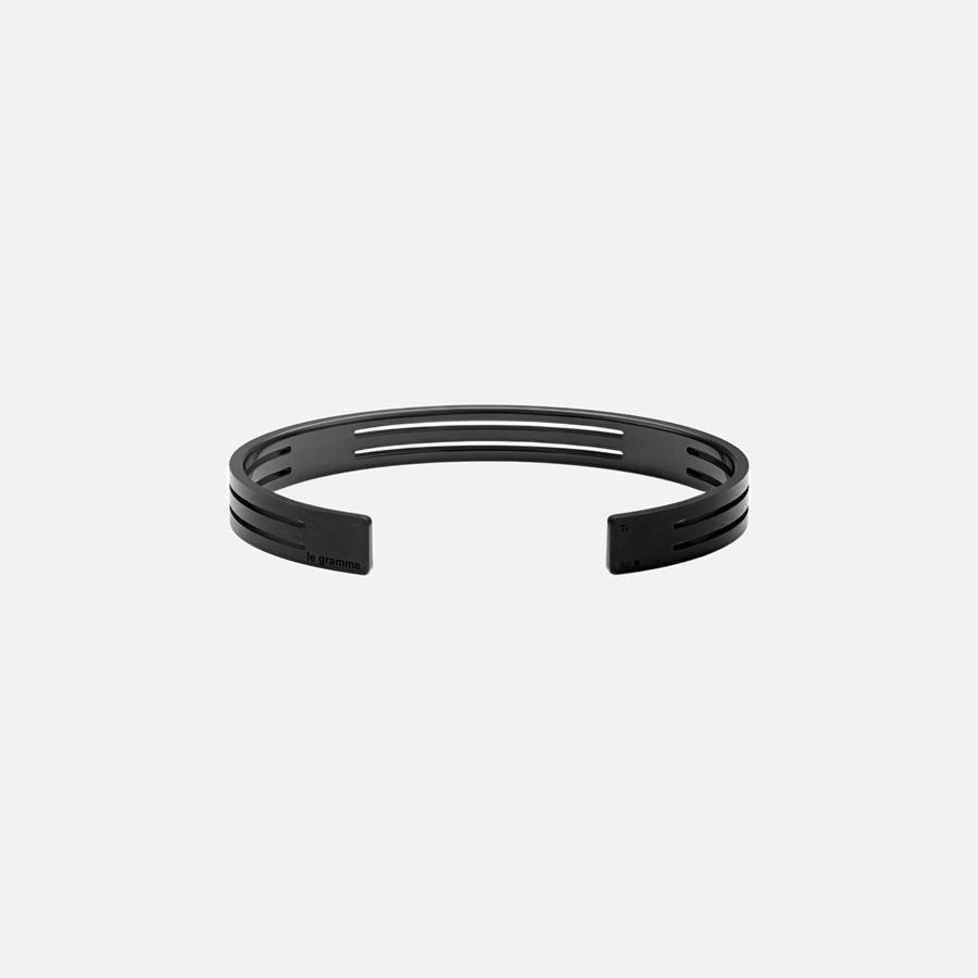 Silver Men Kith Le Gramme 8g Punched Ribbon Bracelet Jewelry | 1508-BJUKP