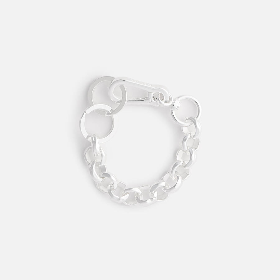 Silver Men Kith Martine Ali Rolo Hardware Bracelet Jewelry | 6349-DFOAV