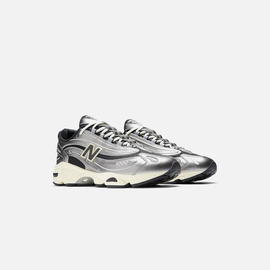 Silver Men Kith New Balance M1000 Sneakers | 5902-XPKLC