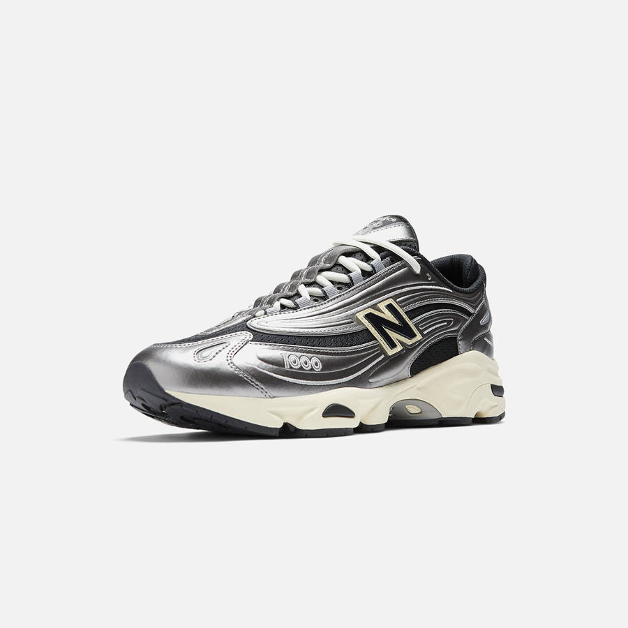Silver Men Kith New Balance M1000 Sneakers | 5902-XPKLC