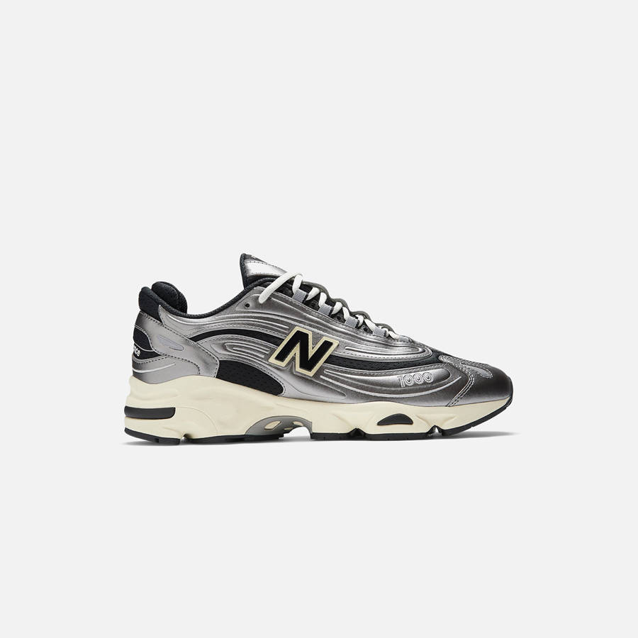 Silver Men Kith New Balance M1000 Sneakers | 5902-XPKLC