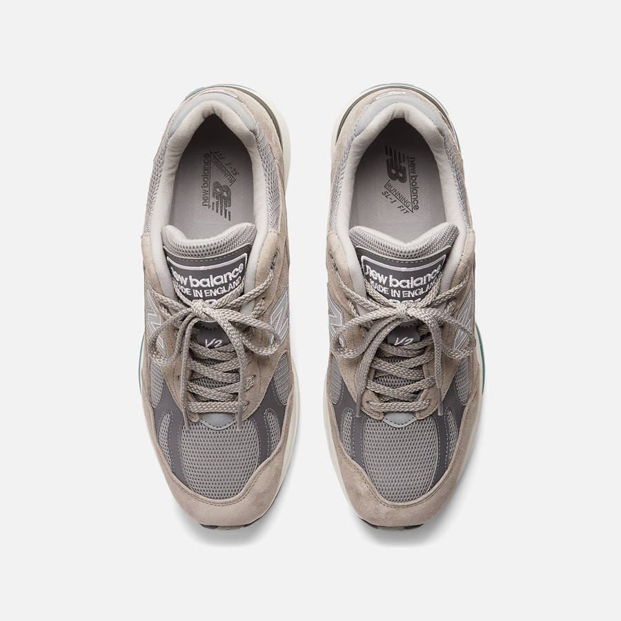 Silver Men Kith New Balance Made in UK 991v2 Sneakers | 3541-YUAGT