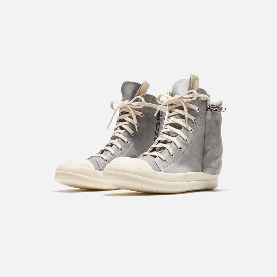 Silver Men Kith Rick Owens DRKSHDW Cargo Sneakers Sneakers | 5836-RMGPB