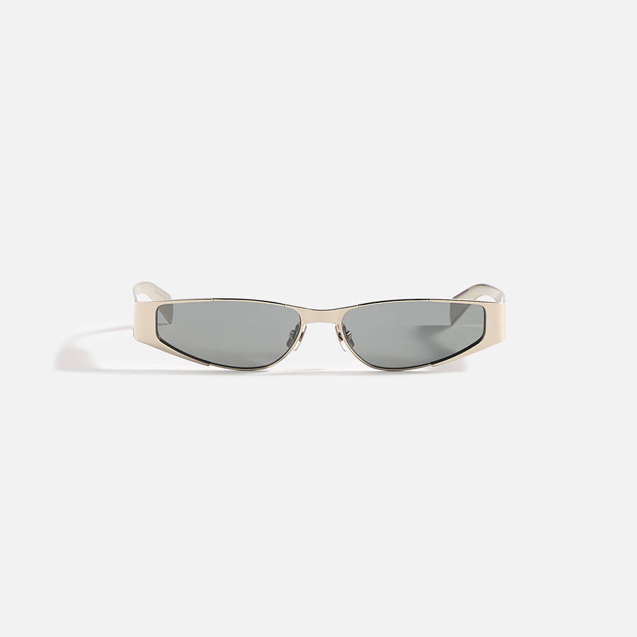 Silver Men Kith Saint Laurent SL739-001 Sunglasses | 7361-YHMXF