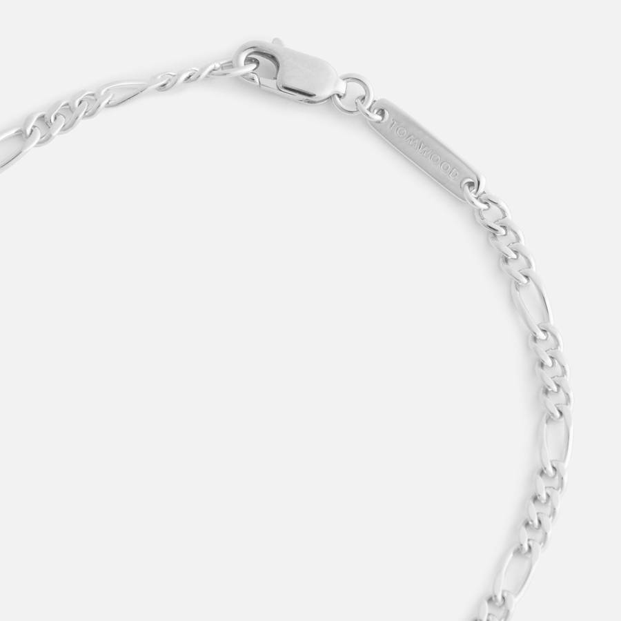 Silver Men Kith Tom Wood Bo Bracelet Slim 7.0 Jewelry | 2403-CNDVX