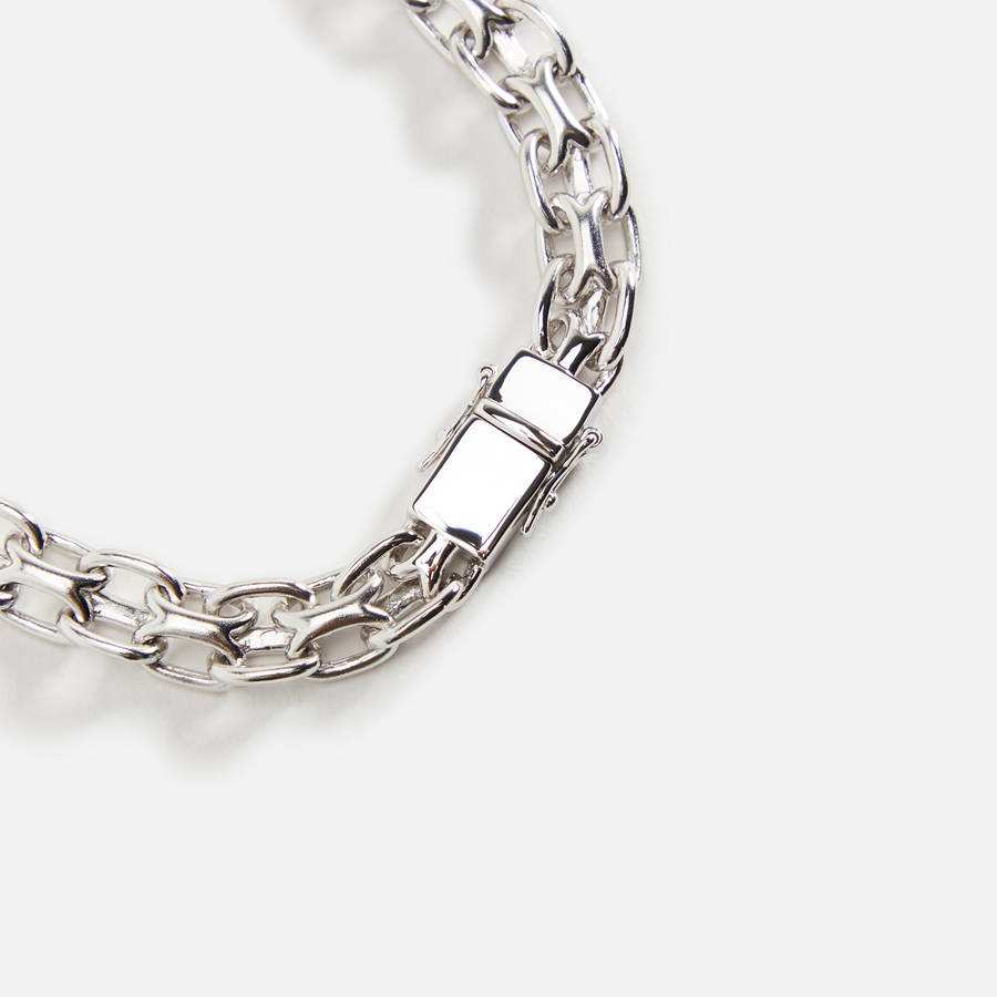 Silver Men Kith Tom Wood Vintage Bracelet 925 Sterling Silver 7 Jewelry | 9768-XIJLU