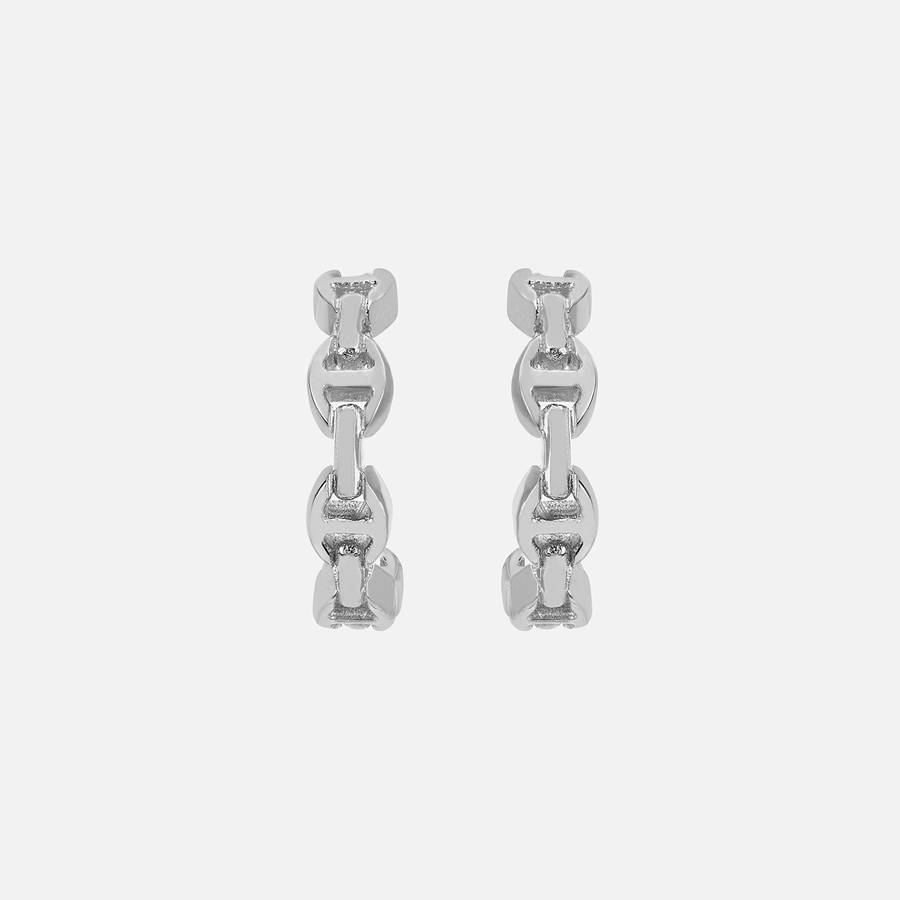 Silver Women Kith Hoorsenbuhs Crescent Earrings Jewelry | 5639-CIKJY