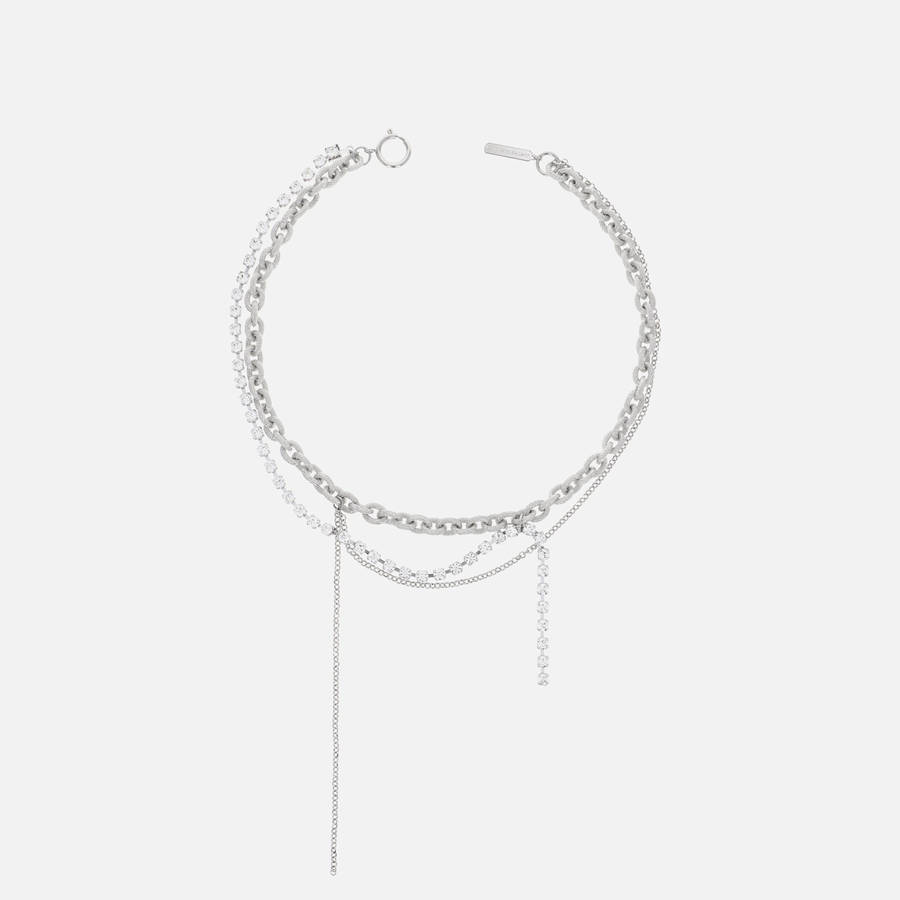 Silver Women Kith Justine Clenquet Daisy Necklace Jewelry | 8953-ANKFX
