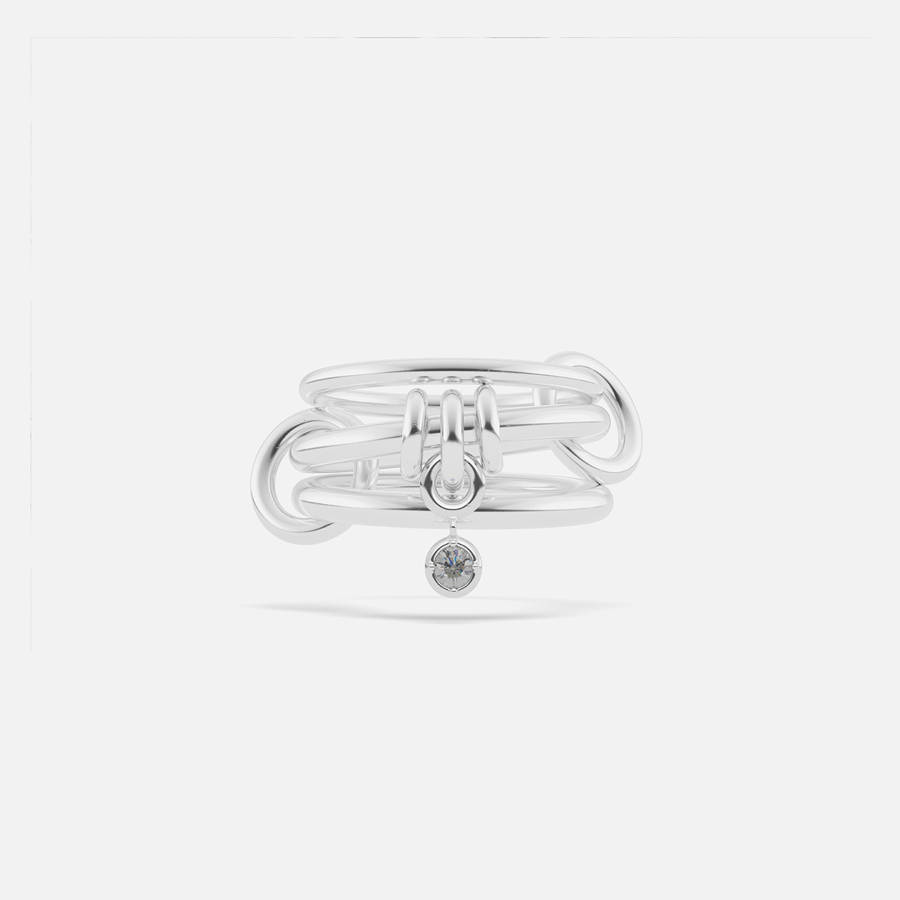 Silver Women Kith Spinelli Kilcollin Piera Silver Sapphire Rings Jewelry | 0562-GAHLT