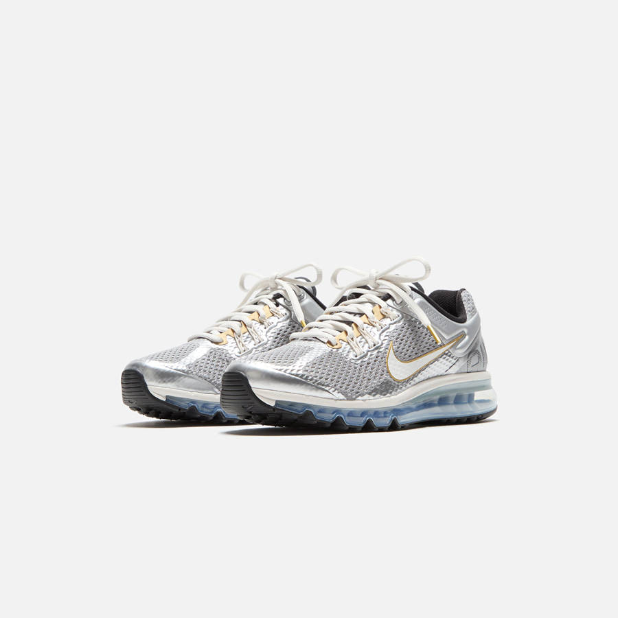 Silver / Blue Grey Men Kith Nike Air Max 2013 Sneakers | 7104-KCQFV