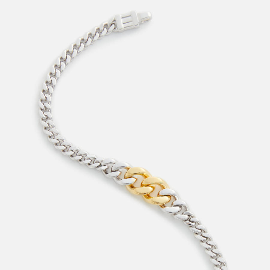 Silver / Gold Men Kith Tom Wood Dean Bracelet Duo 7.7 Jewelry | 9201-CYQPX