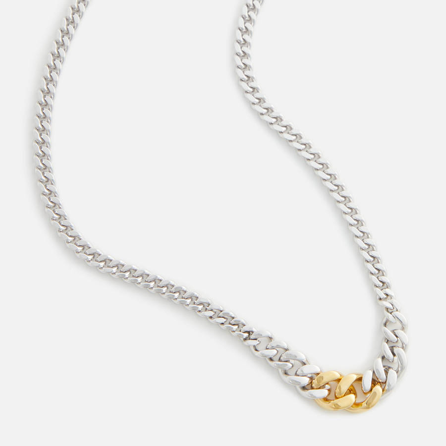 Silver / Gold Men Kith Tom Wood Dean Chain Duo 18 Jewelry | 2310-RKYIH