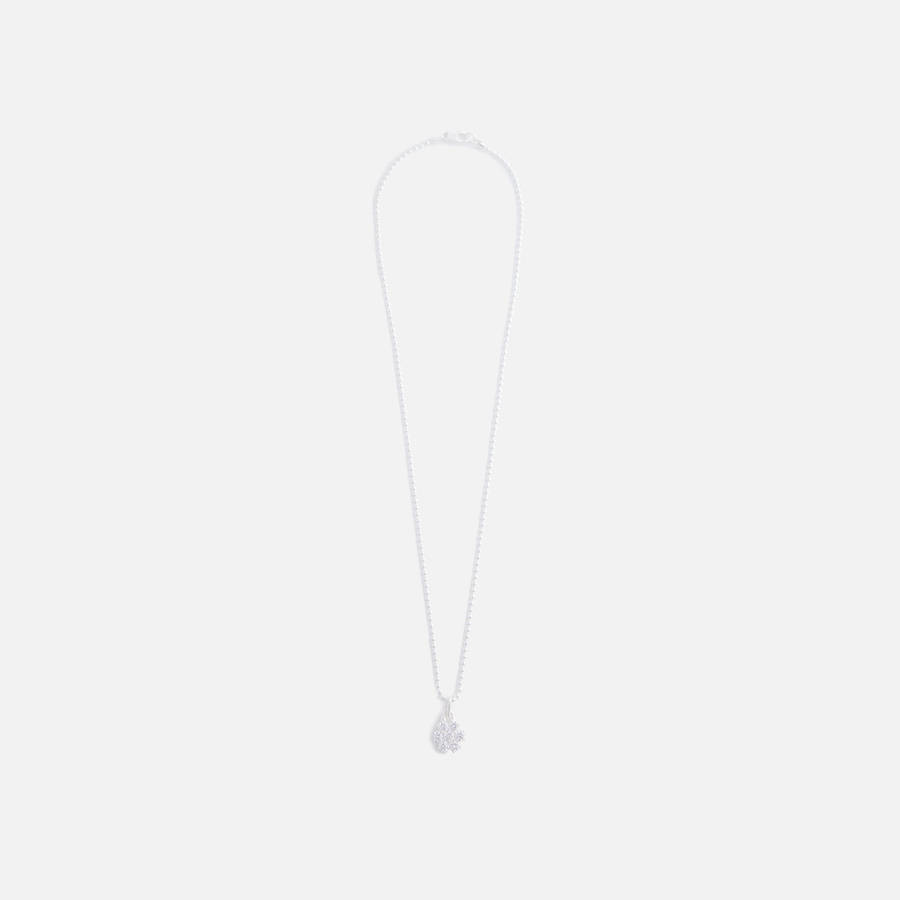 Silver / White Men Kith Hatton Labs Daisy Pendant Jewelry | 2065-NJAMT