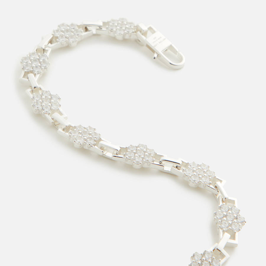 Silver / White Men Kith Hatton Labs Daisy Bracelet Jewelry | 5297-DVTUL