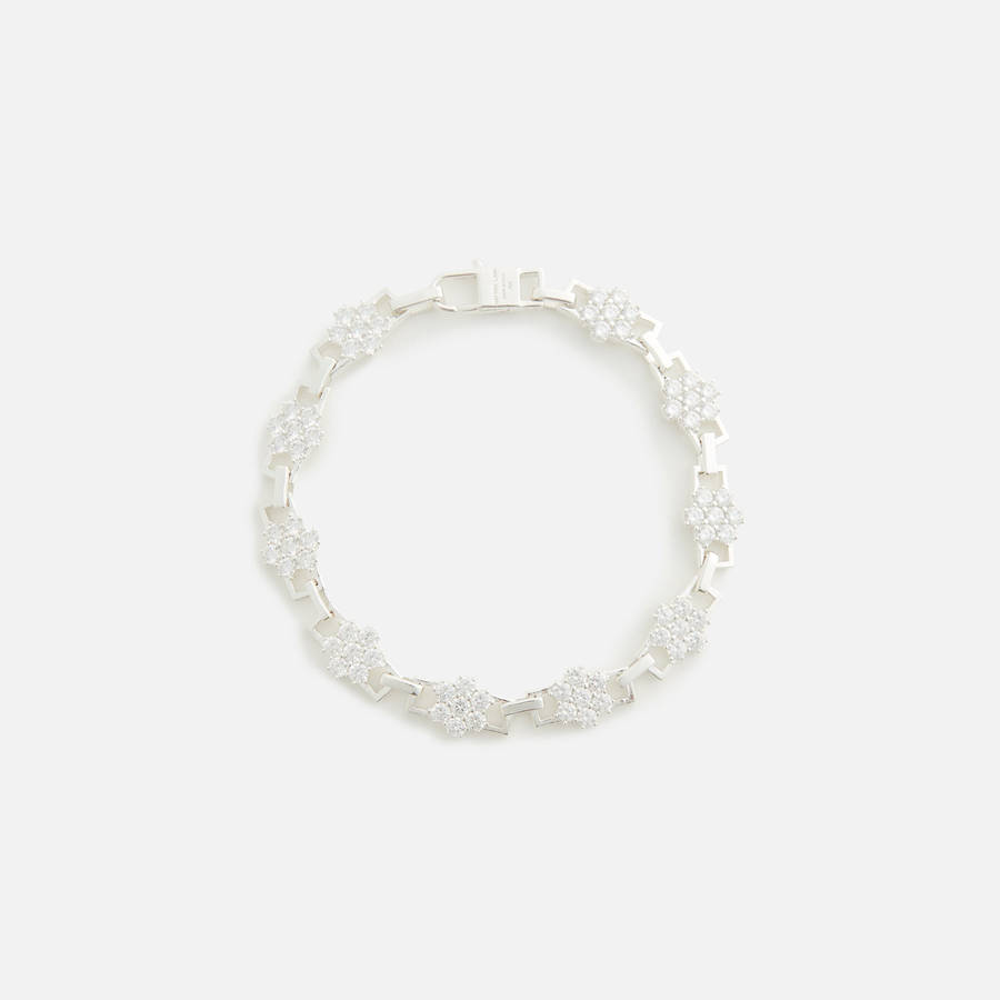 Silver / White Men Kith Hatton Labs Daisy Bracelet Jewelry | 5297-DVTUL