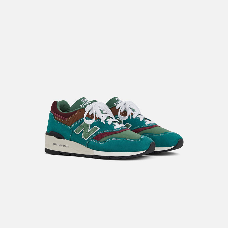 Turquoise Men Kith New Balance 997 Sneakers | 8796-FMEVP