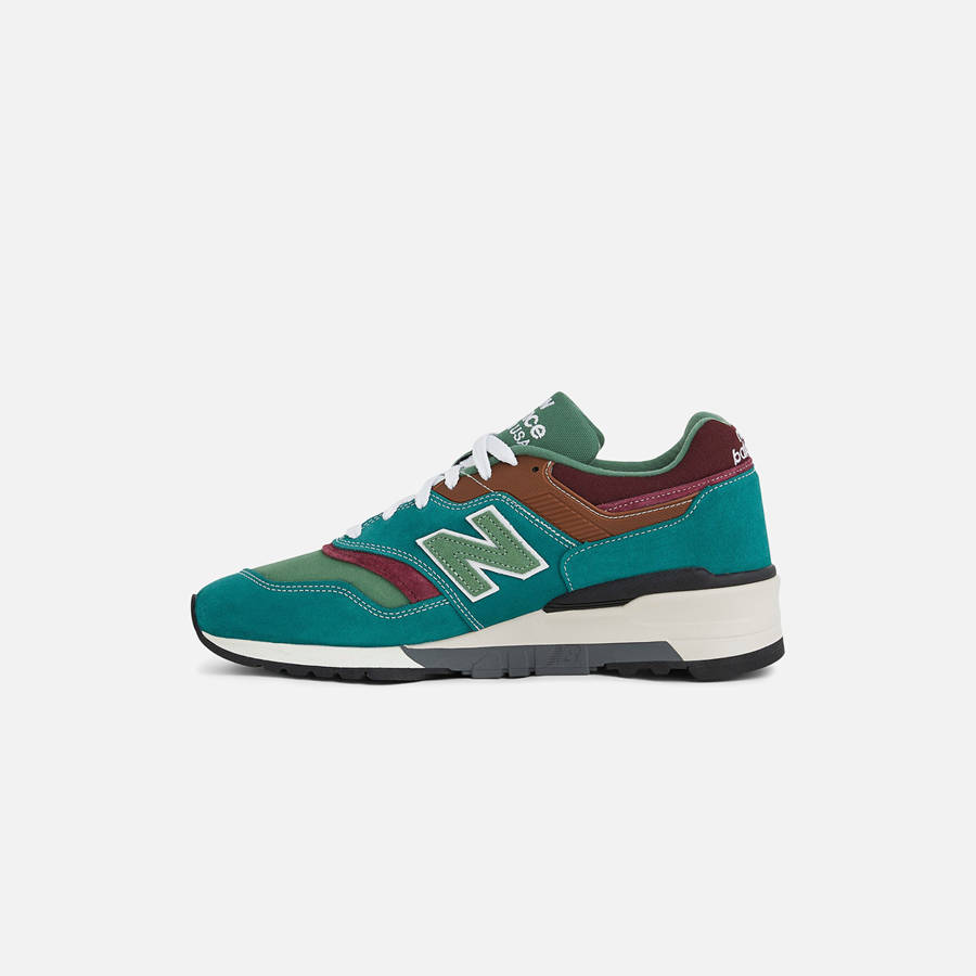 Turquoise Men Kith New Balance 997 Sneakers | 8796-FMEVP